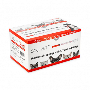 معقم 1 mL محقنة with Fixed 29G إبرة