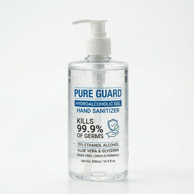 Hand Sanitizer Gel with Pump 500ml