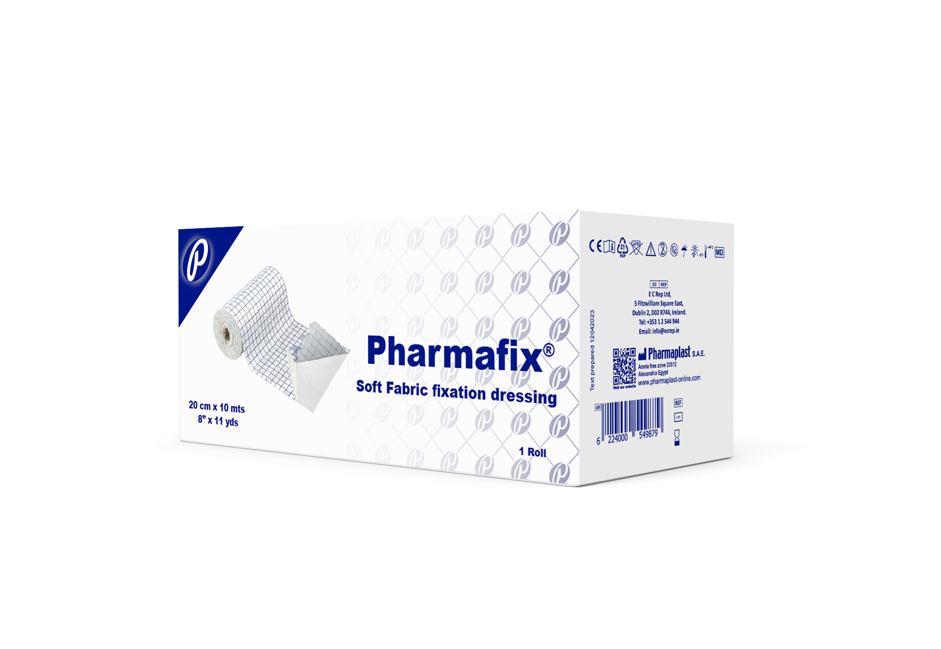 Pharmafix® — Soft Cloth Fixation Dressing