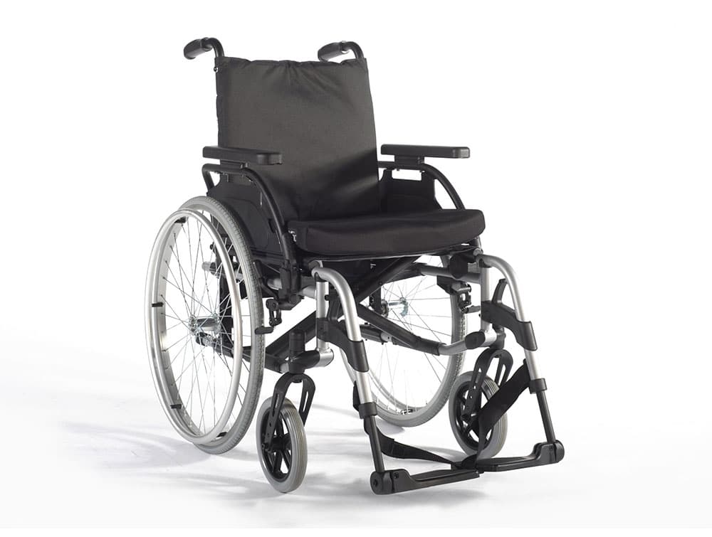 Fauteuil roulant pliant Basix 2 ( dossier fixe ) Sunrise