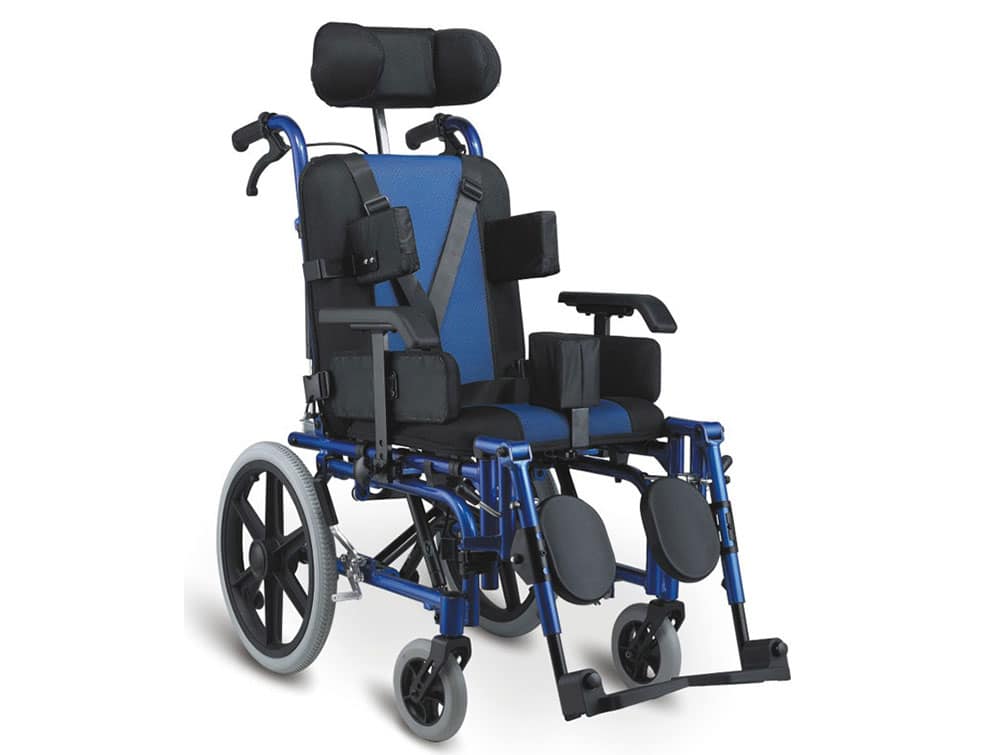 Poussette en aluminium pour enfant handicapé Locamed