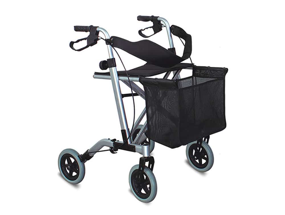 Rollator en ألمنيوم 4 roues