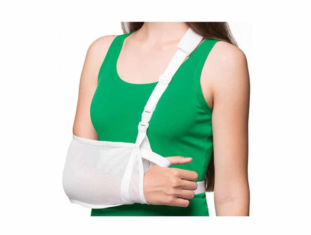 Écharpe de soutien du bras en maille Peters