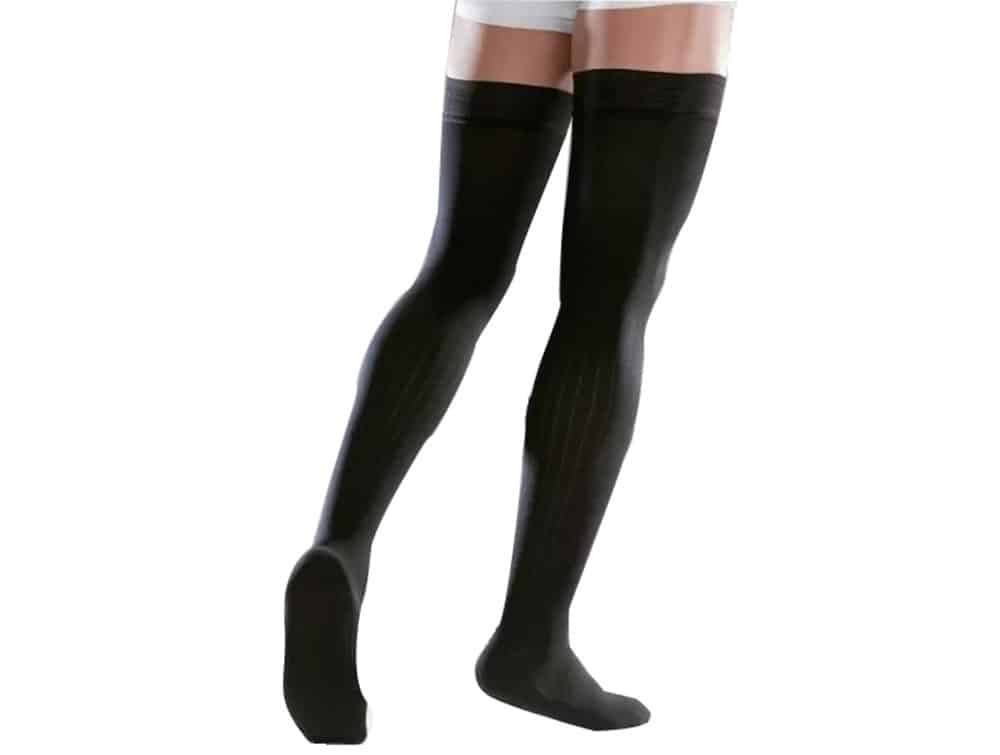 Men’s thigh-high compression stocking Class 2 Venoflex Élégance Thuasne