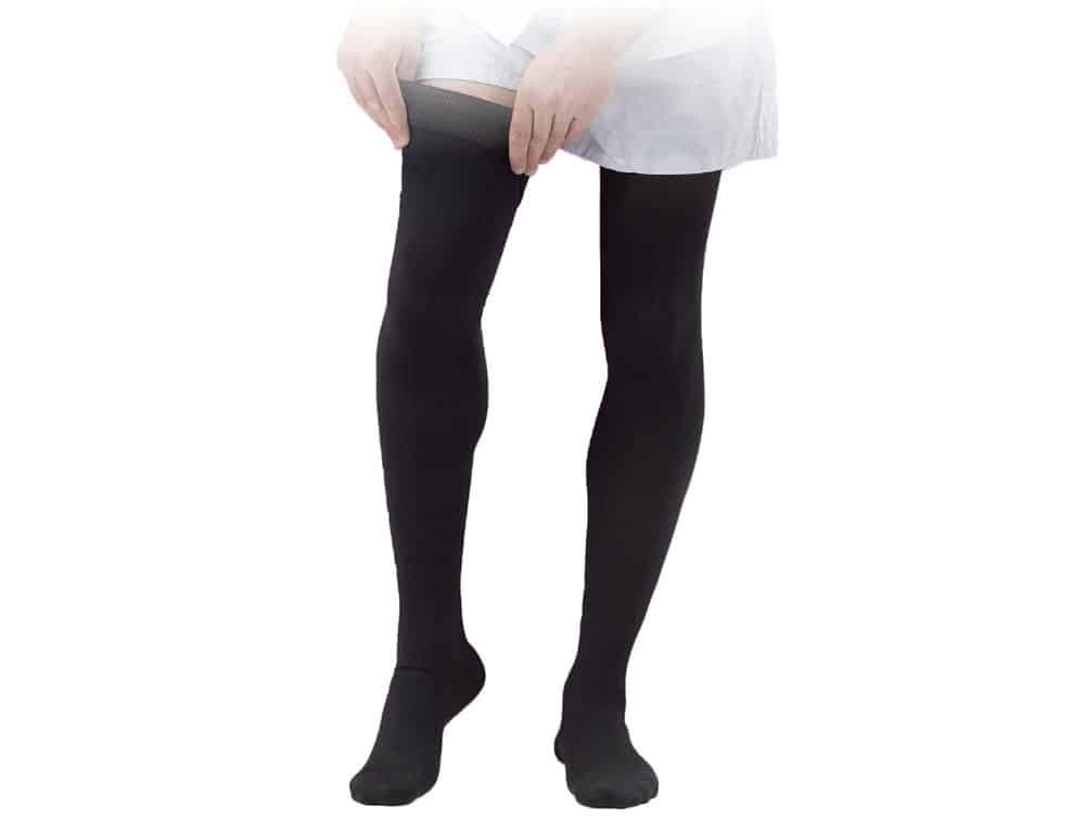 Men’s thigh-high compression stocking Class 3 Venoflex City Confort Coton (Thuasne)