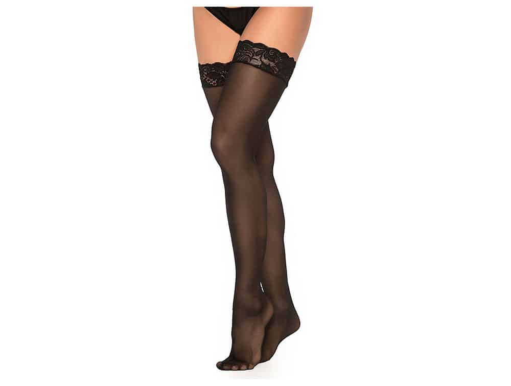 Women’s class 2 compression thigh-high stockings Thuasne Venoflex Simply Coton Fin