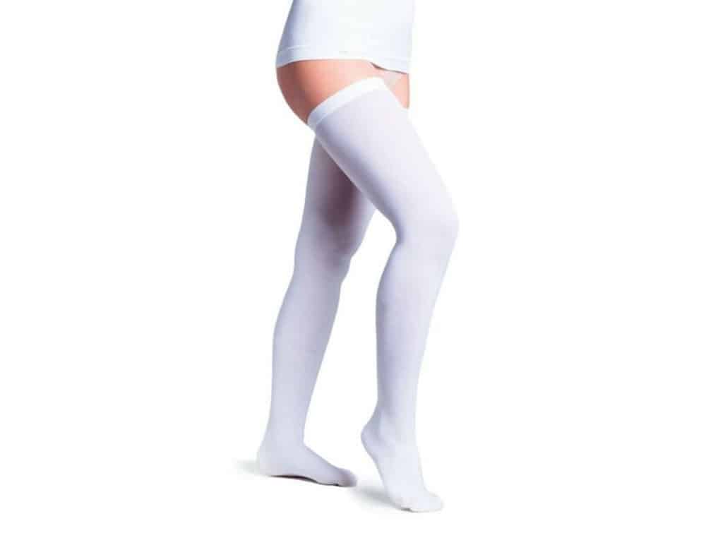Hospital thigh-high compression stockings Class 1 Thuasne (ref. E403H)