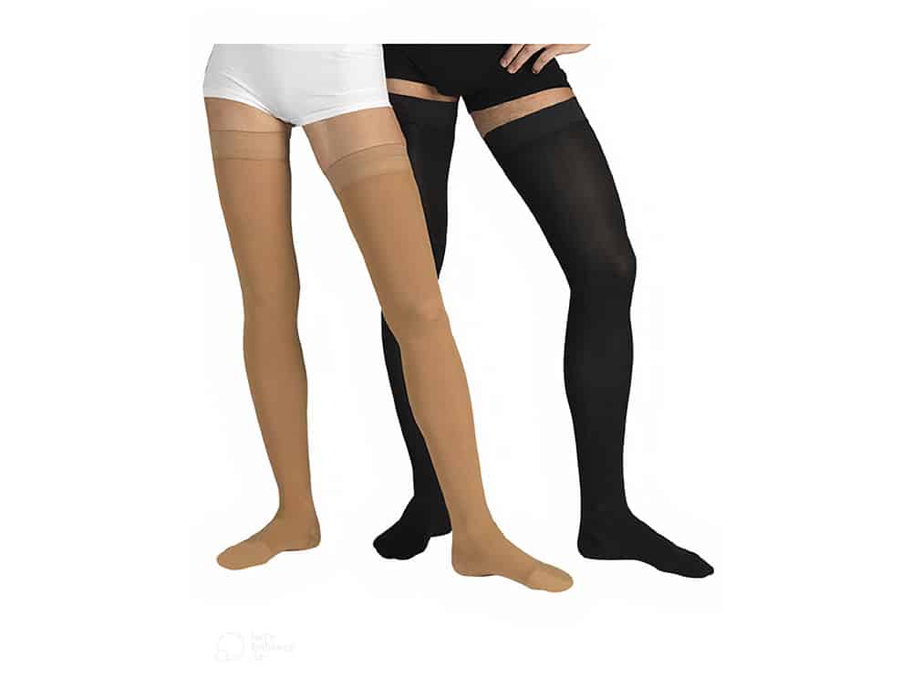 Lux unisex thigh compression stocking, Class 2 (23 - 32 mmHg) - Tonus Elast, beige