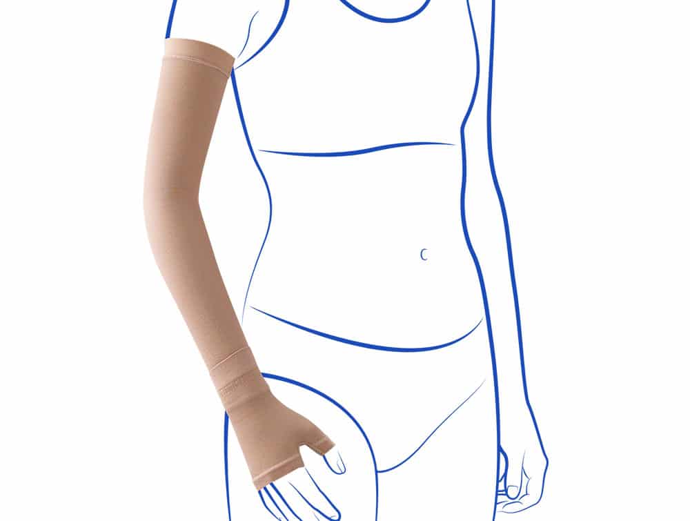 Manchon Lymphology avec mitaine continue ( l’unité ) Thuasne