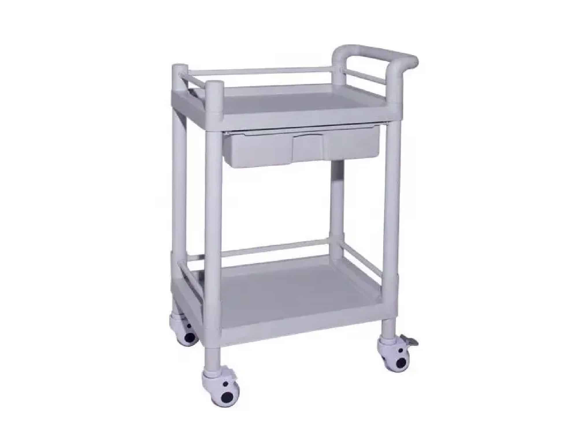 عربة de service en ABS à deux plateaux