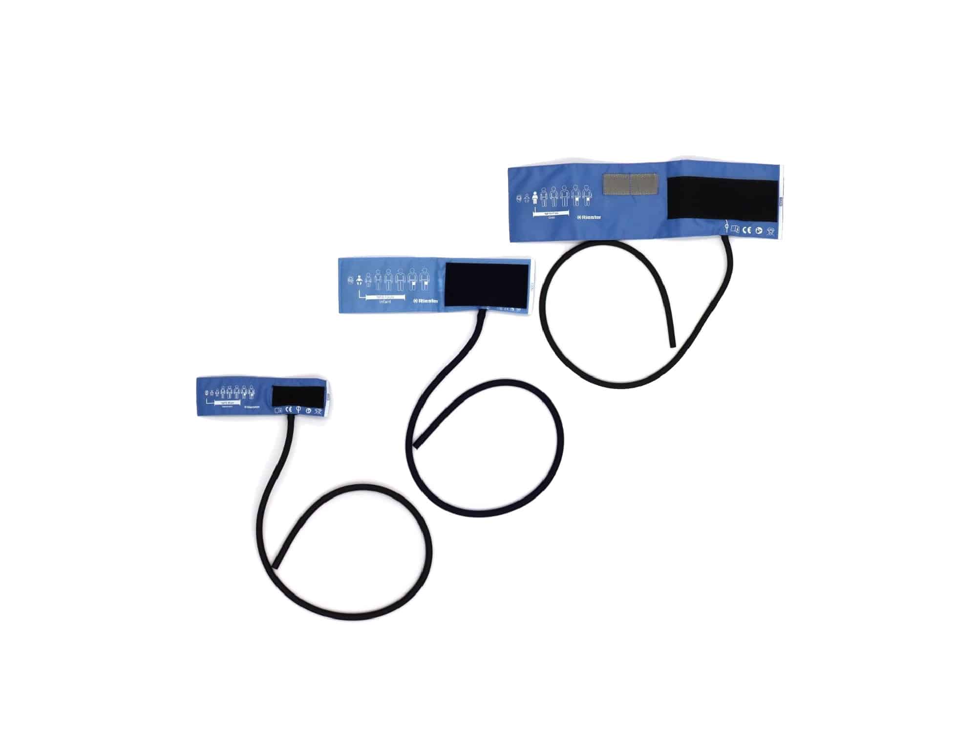 Manual sphygmomanometer cuff, velcro, 2 - tube, pediatric 35.5 x 10 cm Riester (R130)