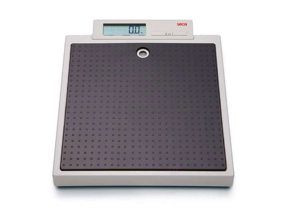 Pèse - personne électronique plat à 2 afficheurs Seca
