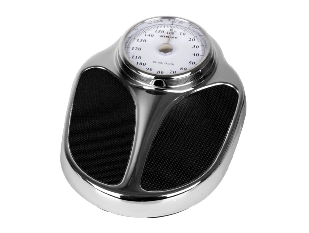 Pèse personne au sol chromé Locamed