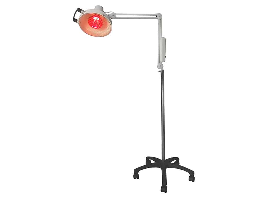 Lampe Infrarouge sur pied avec ampoule 250W Verre et quartz