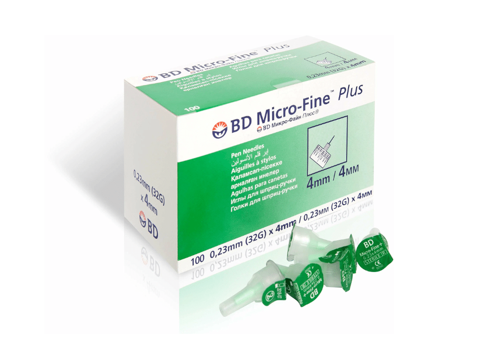 Insulin pen needles 32G 6 mm, box of 100 (Locamed) - Ref. BD320520