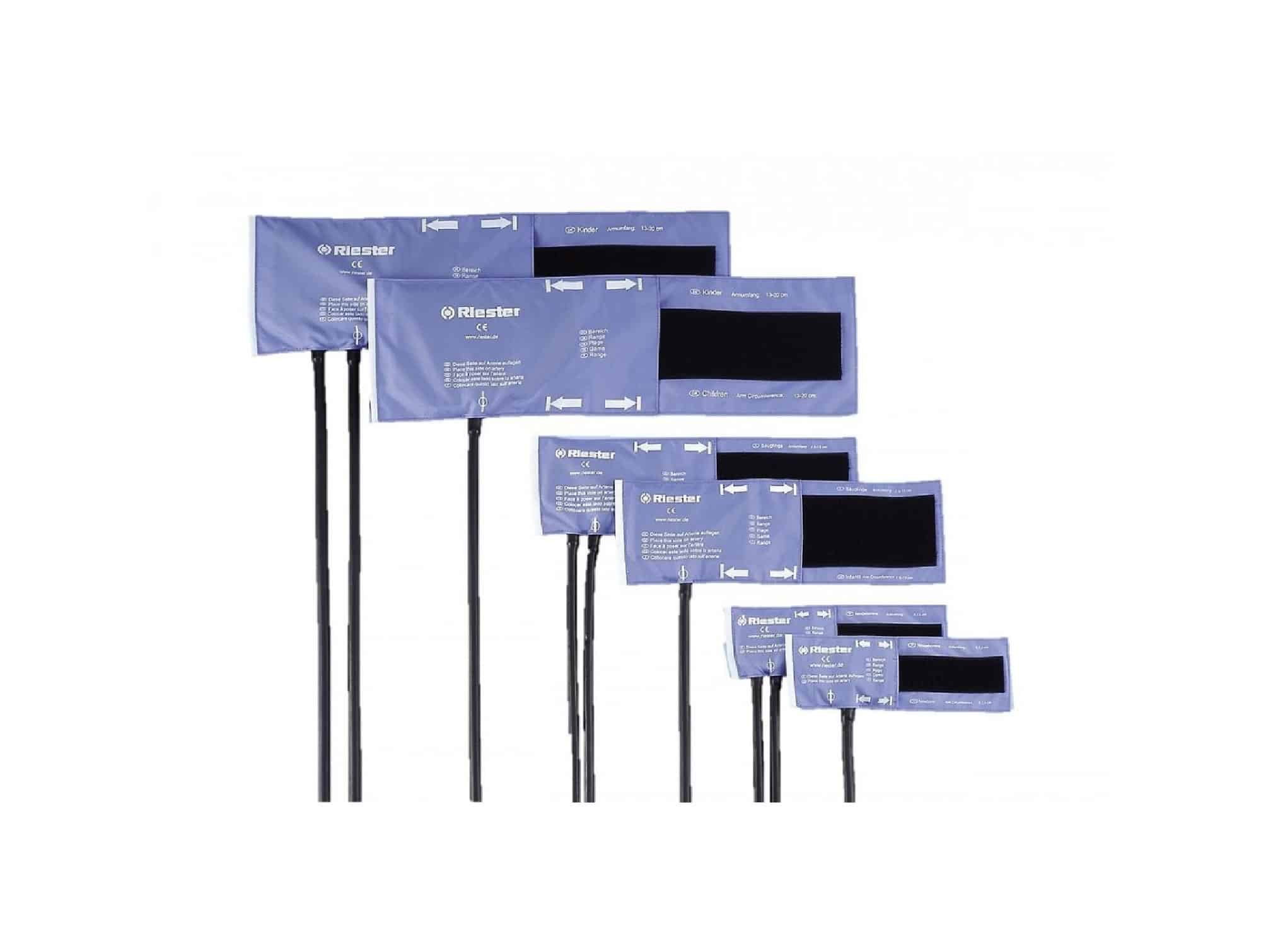 Disinfectable blood pressure monitor cuff 32 - 41 cm with 50 cm tube, latex-free, Riester (R152)