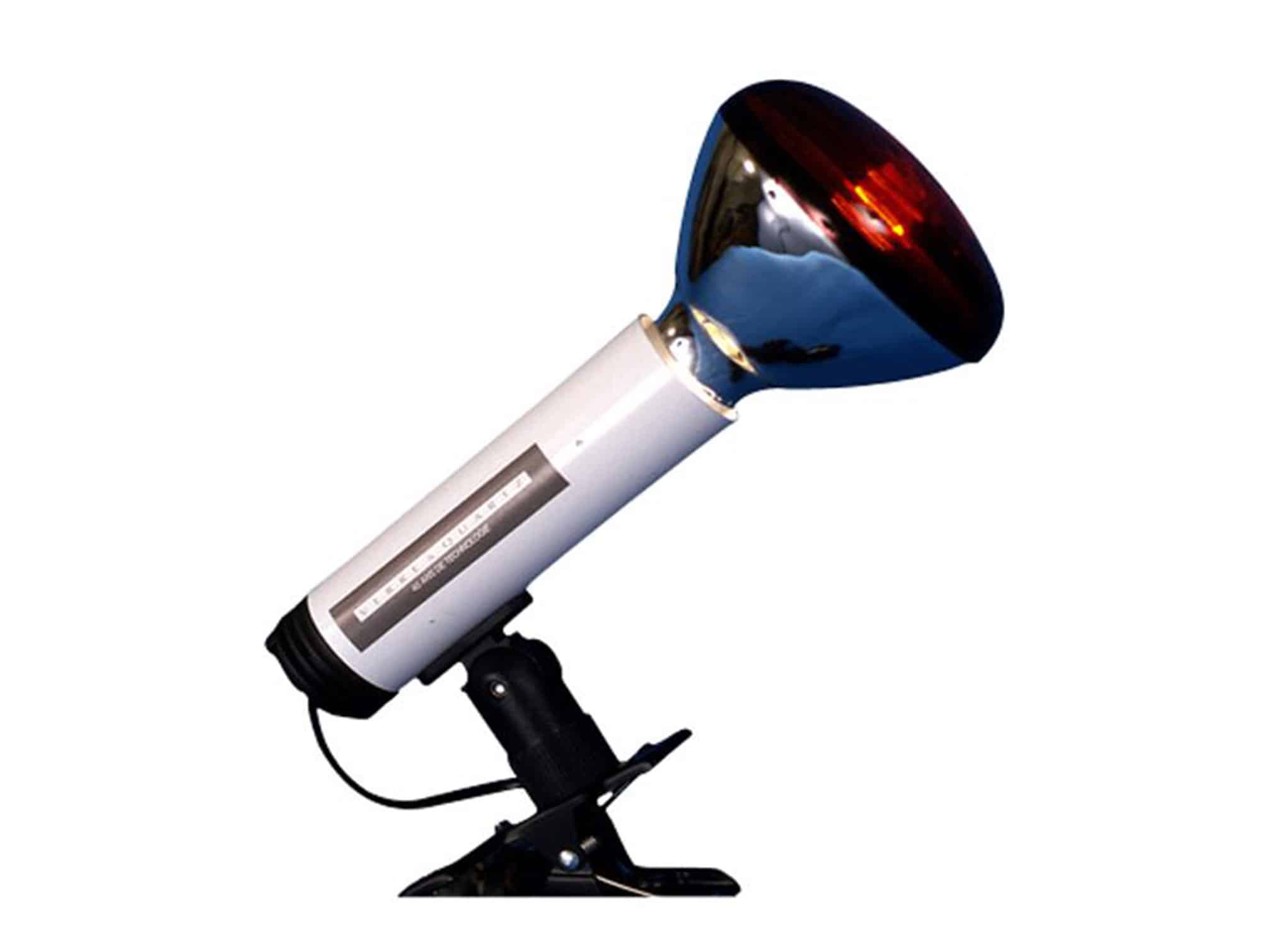 Lampe infrarouge avec pince 100W Verre et quartz