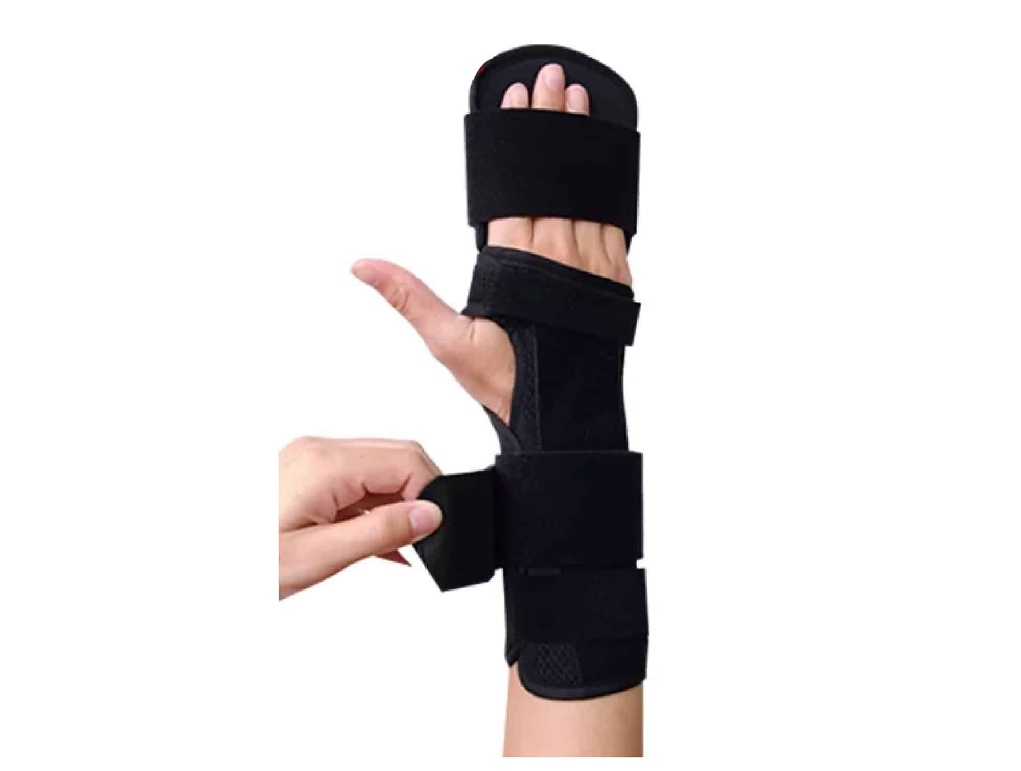 Wrist and finger splint, functional flat position, Locamed (ref. EH369)