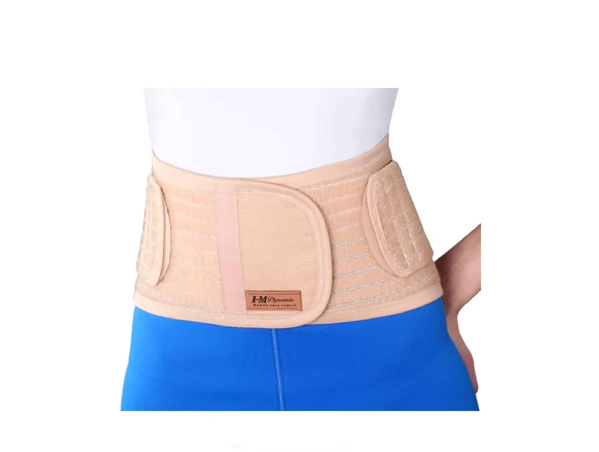 Dynamic lumbar support belt with 6 metal stays Locamed (WB558)