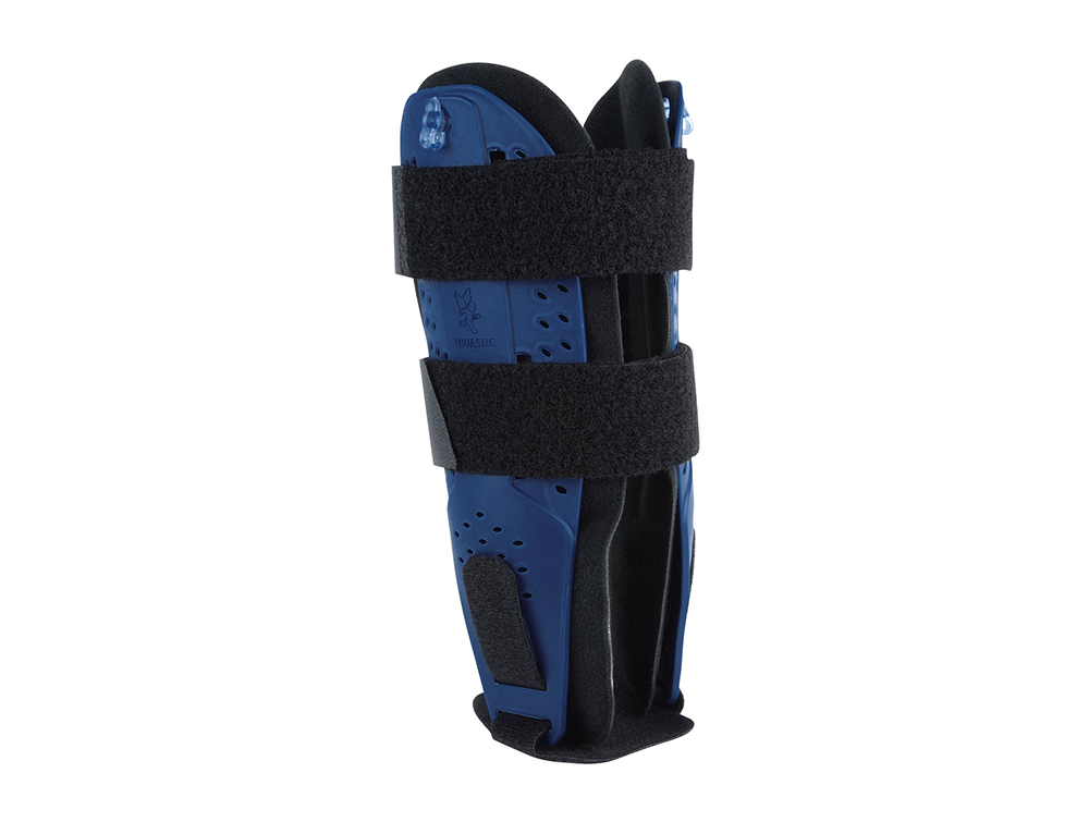 Ankle stabilizing brace with inflatable pads Ligacast Air + Thuasne