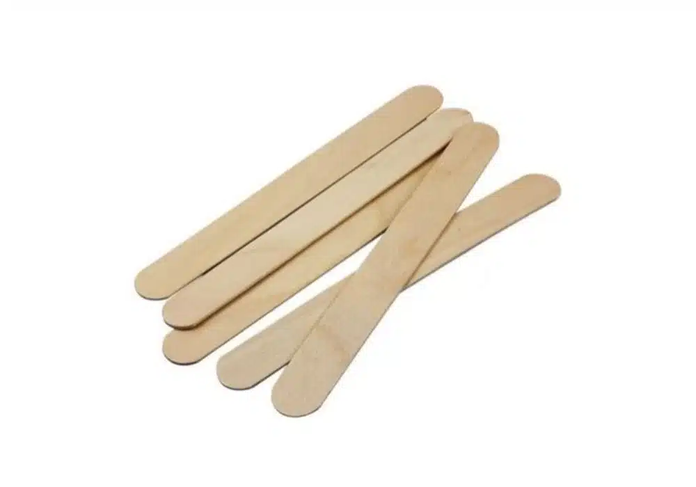 Adult wooden tongue depressor single-use box of 100 Pama