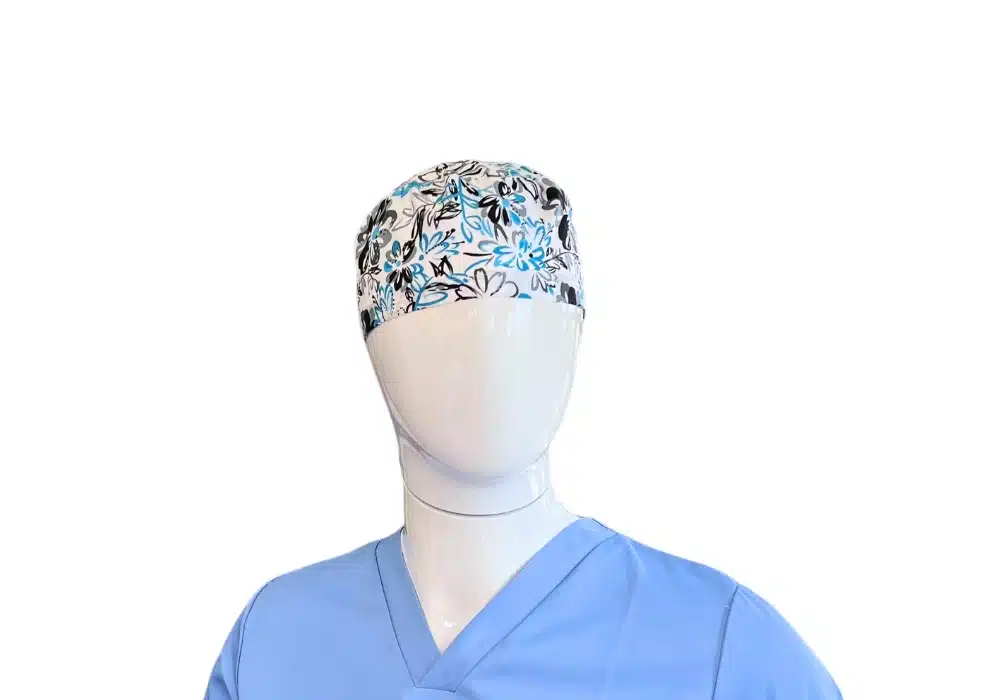 patterned medical cap