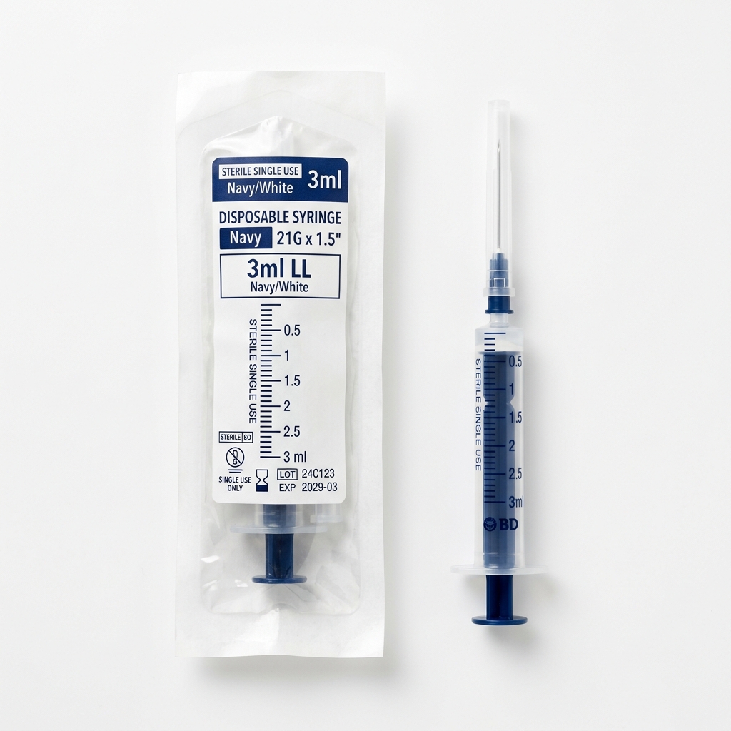 Seringue Luer Slip De 1 Ml Avec Aiguille De 27g