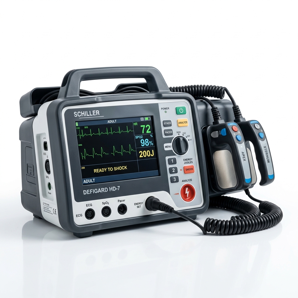 Schiller DEFIGARD HD-7 - Défibrillateur Moniteur Biphasique