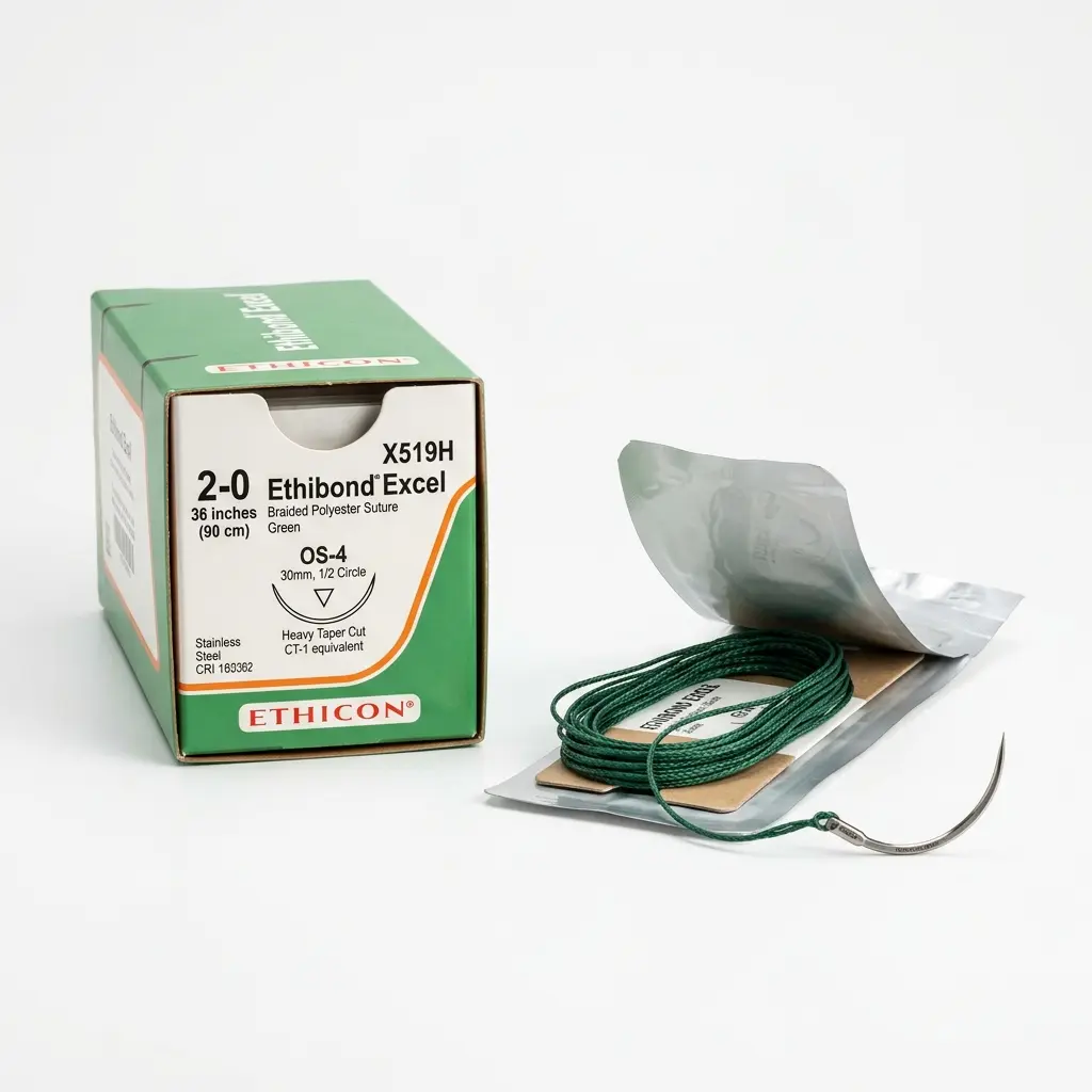 خيط جراحي معقم مع إبرة ETHX32007 من Ethicon