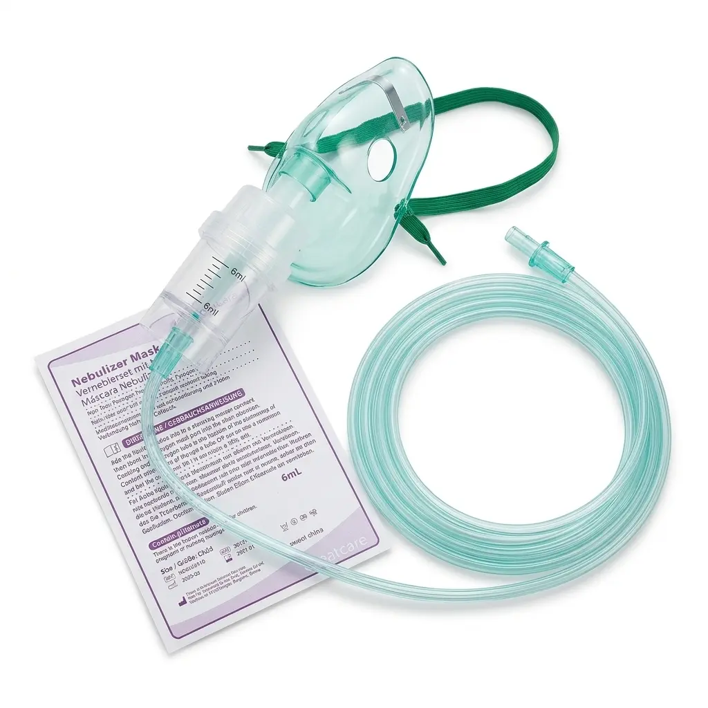 قناع تبخير ورذاذ للأطفال مع أنبوب 2.1 م وخزان 6 مل من Greatcare (مرجع GCR101310)