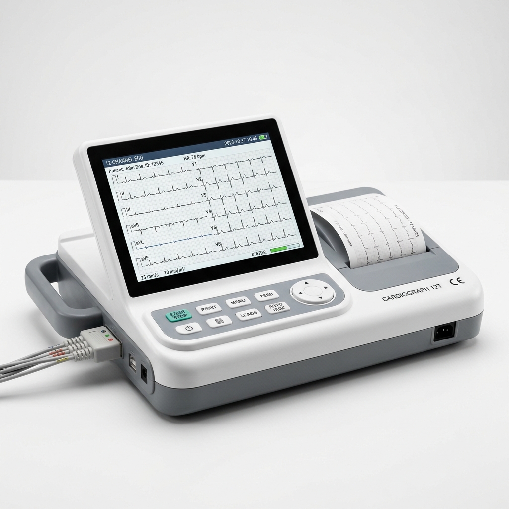 12-Channel ECG Machine
