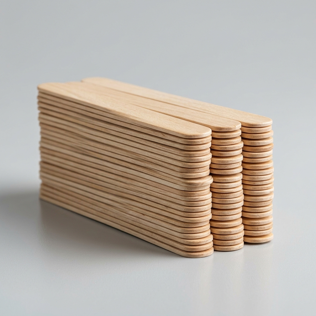 معقم wooden tongue depressors(علبة of 100)