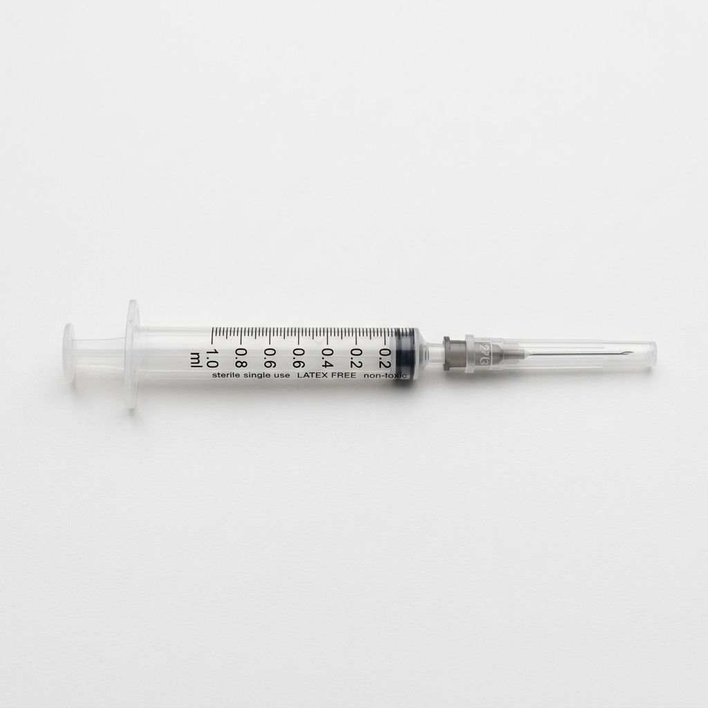 1ml Luer Slip Syringe with 27G Needle