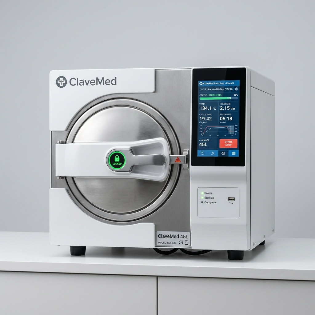 ClaveMed 45L Class B Benchtop Autoclave