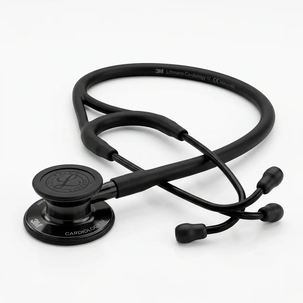 3M Littmann Cardiology IV Diagnostic Stethoscope - Black (6152)