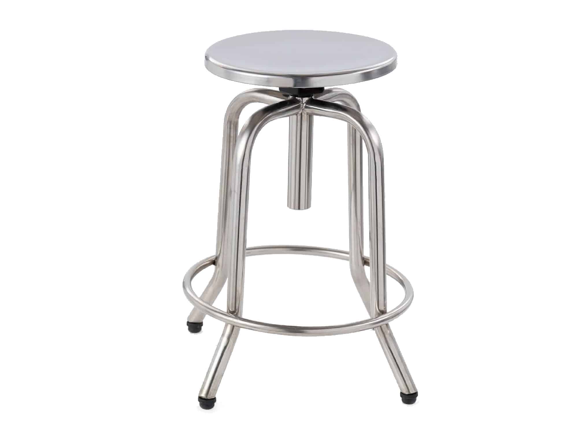Tabouret fixe en Inox avec filtage