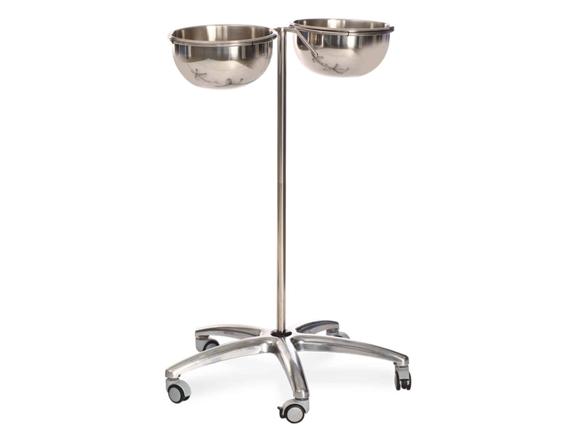 Porte-cupule double en inox