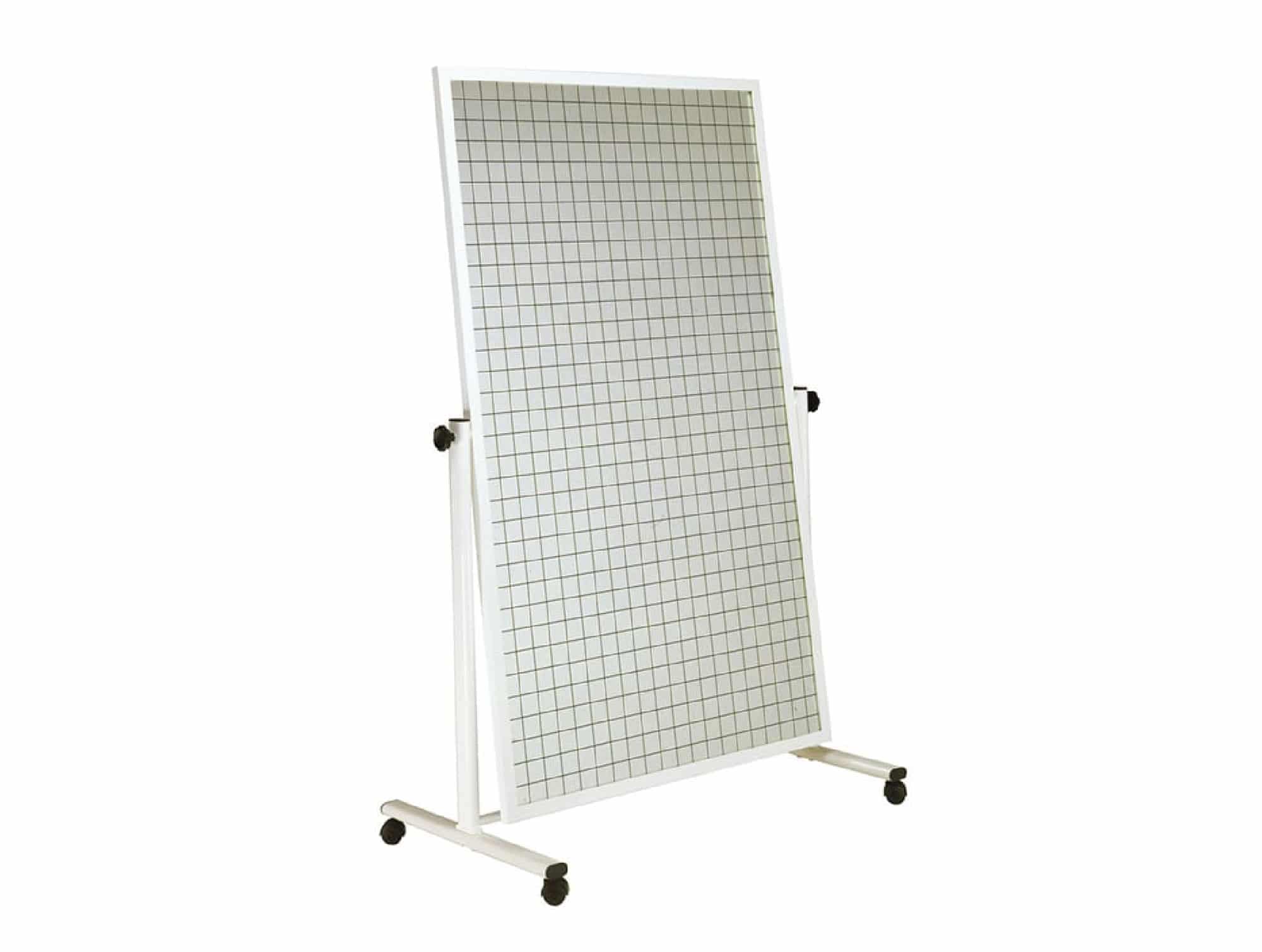 Miroir roulant quadrillé en métal