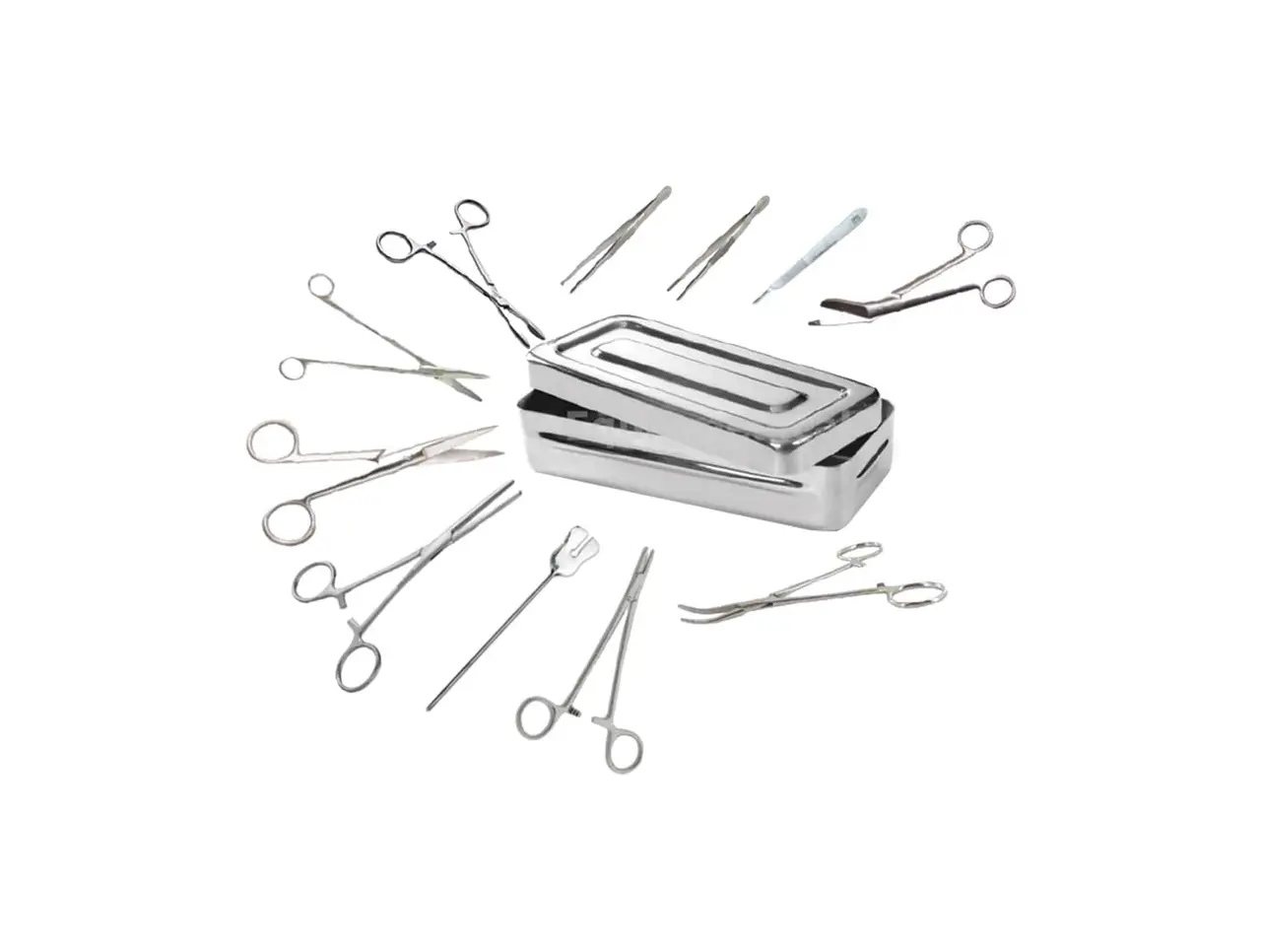 Stainless steel minor surgery instrument set (24 pieces) - Care&Cure Surgical