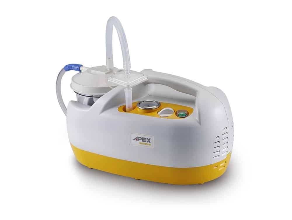 Aspirateur trachéal portable Apex (bocal 1,8 L)
