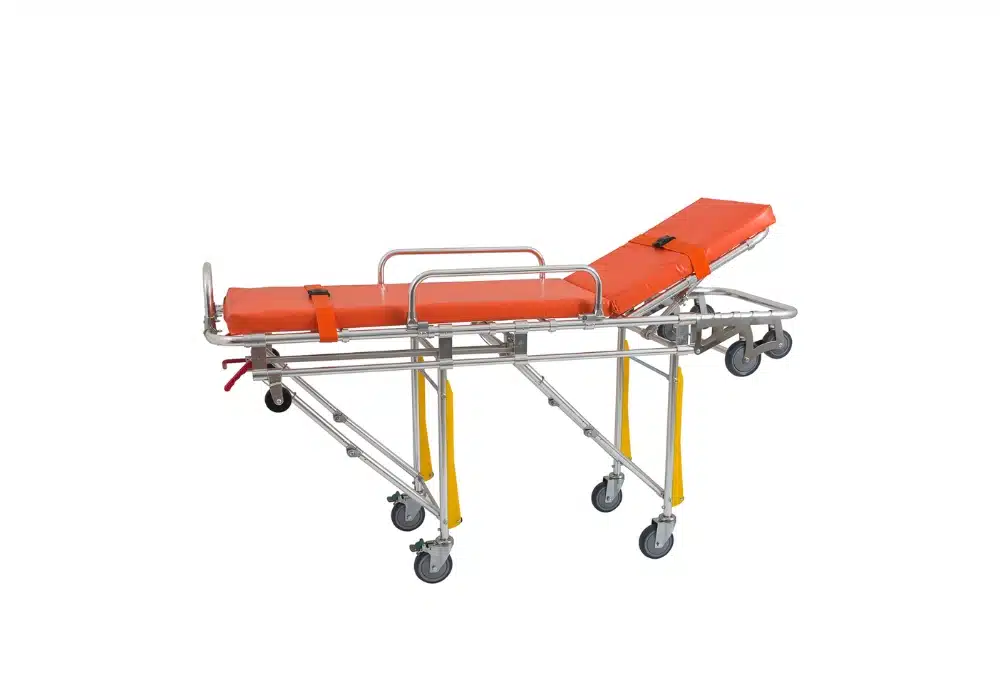 Chariot brancard en aluminium pour ambulance (réf. L8100)