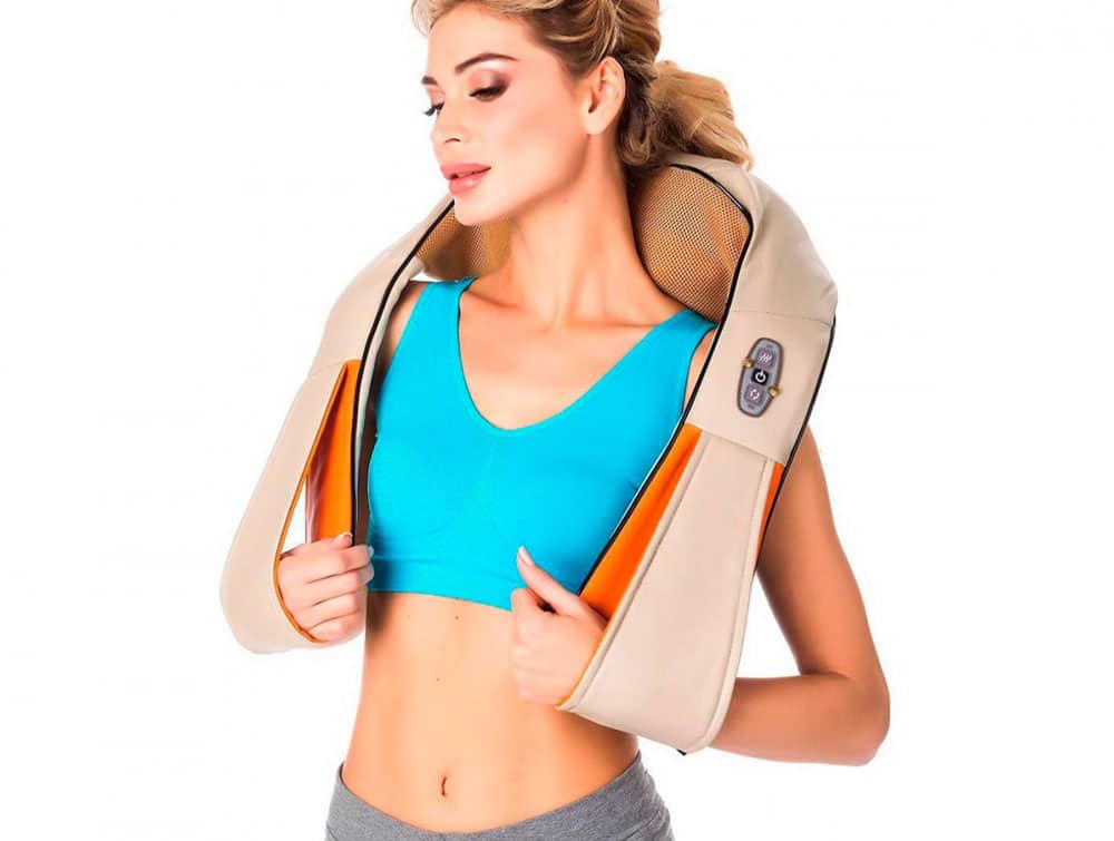Ceinture de massage vibrante multifonctionnelle avec chaleur 18 W (réf. TD9044)