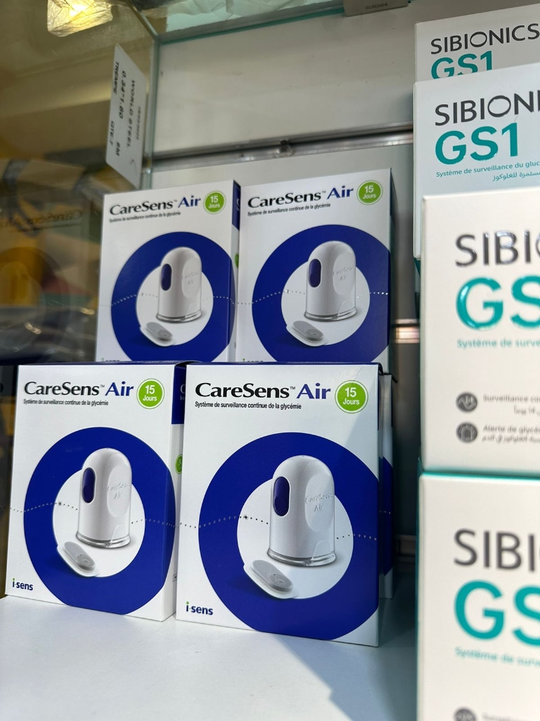 Continuous glucose monitoring CGM sensor CareSens Air 15 days in Morocco
