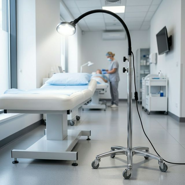 LED Examination Lamp on Casters
