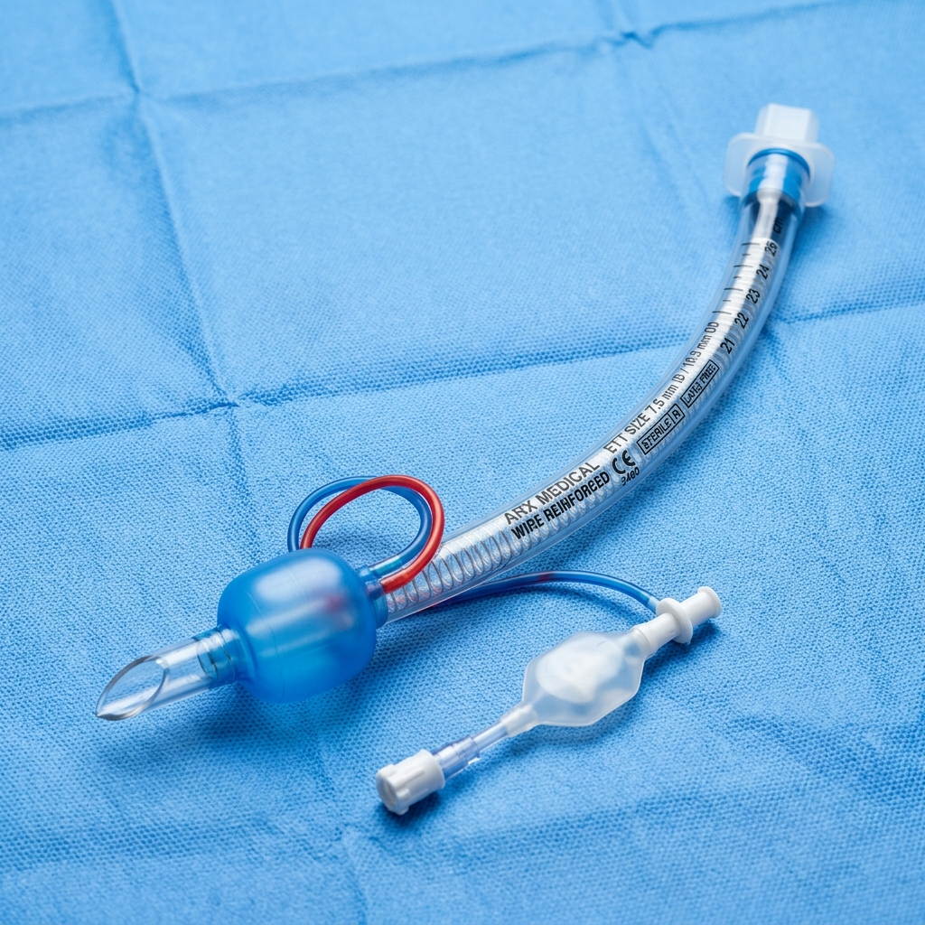 Reinforced Intubation Tube (Multi-Sizes)