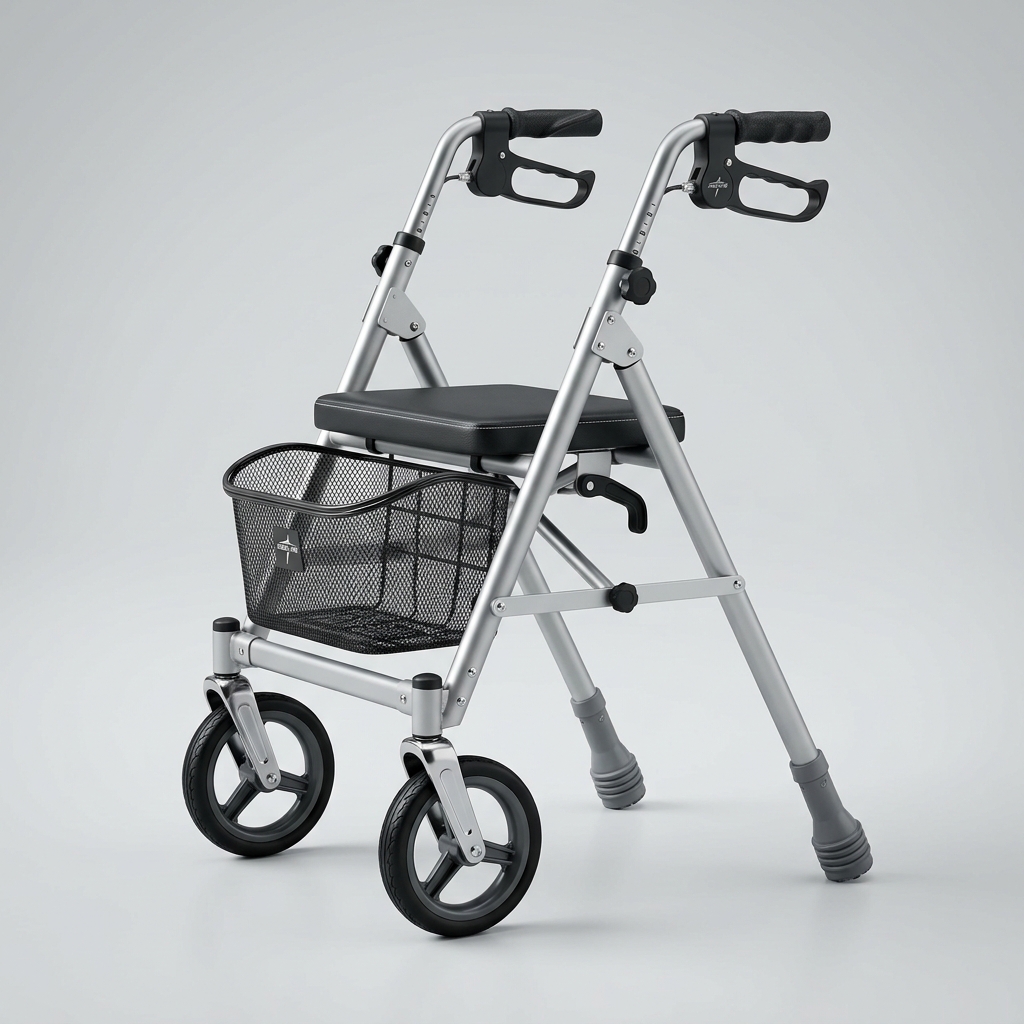 Two-Wheel قابل للطي Rollator Walker